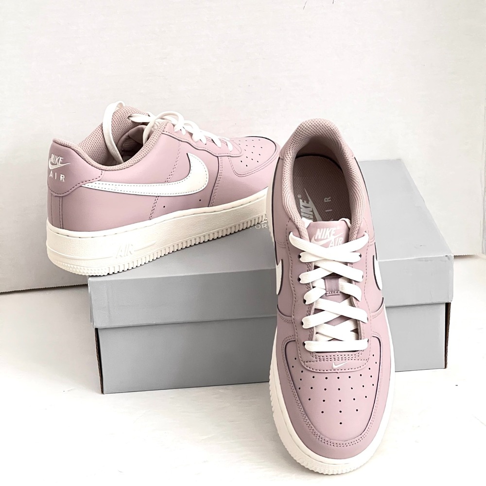 Nike Grade School Air Force 1 Low Youth 6.5 Woman 8 Rose/Sail Sneakers - Picture 12 of 14